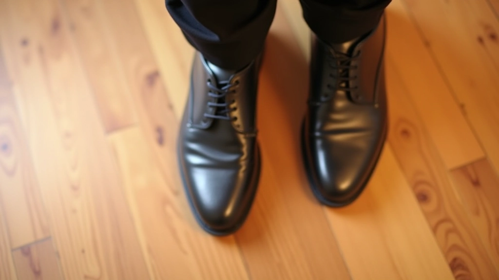 Feet positioned in bachata basic step stance showing weight placement and foot alignment during dance movement